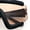 Black - Brown, variant on Thick Bubble Plastic Frame Oversize Shield Rectangular Sport Sunglasses All Black