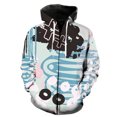 thumbnail image 1 of Sudadera con capucha y cremallera para hombre, unisex, con diseño de grafiti de arte abstracto, moda de primavera para adolescentes, gran oferta 2024, camisetas con estampado 3D de Harajuku y hip hop., 1 of 6