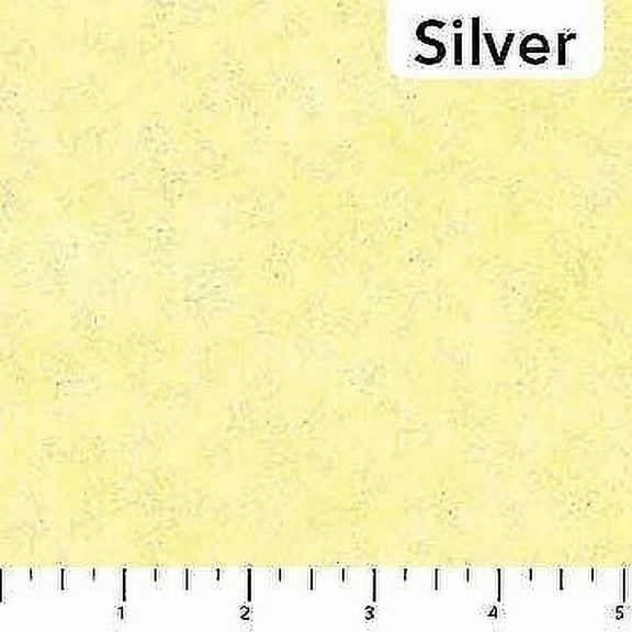 Shimmer Radiance~Lemonade/Silver Metallic 9050M-51  Cotton Fabric by Northcott