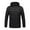 Black, variant on Heated Jacket for Men and Women Hooded Heating Warm Jackets Windproof USB Charging Electric Warmer Smart heated Coat