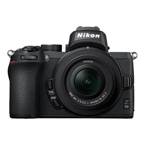 Restored Nikon Z50 20.9MP DX-Format Mirrorless Camera with NIKKOR Z DX 16-50mm f/3.5-6.3 VR Lens, International Version, Black