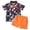 /c33BK240, variant on JCCXIN Toddler Boys Halloween Outfits Pumpkin Graphic T-Shirt With Shorts 2 PC Set Lapel Short Sleeve Dress-Up Party Clothes Sets Eye-Catching School Carnival Wear,Black,3-4 Years