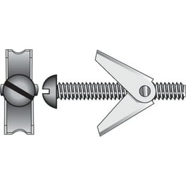 Hillman 1/4 in. D X 4 in. L Round Steel Toggle Bolt 5 pk Hillman 1/4 in. D X 4 in. L Round Steel Toggle Bolt 5 pk