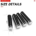 thumbnail image 2 of 4 Pcs Car Door Lock Knobs, Carbon Fiber Auto Door Lock Pin Covers, Decorative Cover for Car Rod Bolt, Door Pull Pins Decor, Universal Vehicle Interior Modification Accessories (Carbon Fiber) Carbon, 2 of 6
