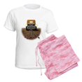 thumbnail image 6 of CafePress - Just Married Women's Light Pajamas - Women's Short Sleeve Print T-Shirt and Pants Light Cotton Pajama Set, 6 of 7