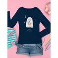 thumbnail image 3 of Cute Ghost Doodle Long Sleeve Toddler -Image by Shutterstock,  3 Toddler, 3 of 4