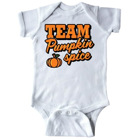 

Inktastic Team Pumpkin Spice with Cute Pumpkin Gift Baby Boy or Baby Girl Bodysuit