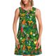thumbnail image 1 of Balery Cute Christmas Stocking Bear Vestidos de verano para mujer con estampado: vestido holgado sin mangas, vestido playero informal y cómodo para días calurosos., 1 of 7