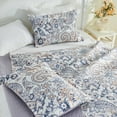 thumbnail image 3 of Gogreen Luxury Printed Quilt Set Twin Size, Lightweight Comforter Set, Oversized Bedspread Coverlet Quilted Bedding Set, with 2 Matching Pillowcases, for All Season, 3 of 9