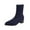 Navy, variant on Lovzfmll Boots for Women, Chunky Low Heel Ankle Boots, Pointed Toe Stretchy Knitting Sock Booties, Casual Warm Fall Winter Shoes, 5.5, Coffee