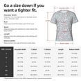 thumbnail image 4 of Bixox Men's Cute Rabbit Printed Short Sleeve Skinny Athletic T-Shirt, 4 of 6