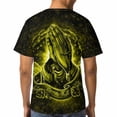 thumbnail image 5 of LAOLIUSN Men's Praying Hands Christian T Shirt, Keep the Faith Religious Graphic Short Sleeve Crewneck Tee, S-4XL, 5 of 7