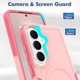 thumbnail image 6 of ELEHOLD Magnetic Case for Samsung Galaxy S26, Shockproof Full-Body Case, Precision Cutouts, Screen/Camera Protection,Pink, 6 of 6
