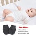 thumbnail image 4 of Minnieouse Manoplas para bebés Guantes para recién nacidos Accesorios para bebés Accesorios de fotografía negro gris Type3 NO3 Minnieouse AP009363-07B, 4 of 5