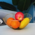 thumbnail image 2 of Creative Desktop Fruit Storage Basket, Decorative Multipurpose Organizer Large Kitchen Fruit Bowl for Living Room Restaurant Snacks Dessert , Gold, 2 of 8