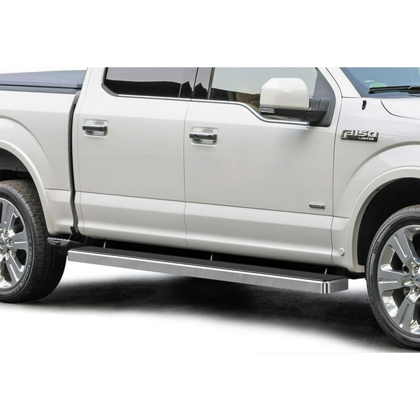 APS iBoard Style Running Boards 6 inches Compatible with Ford F150 2015