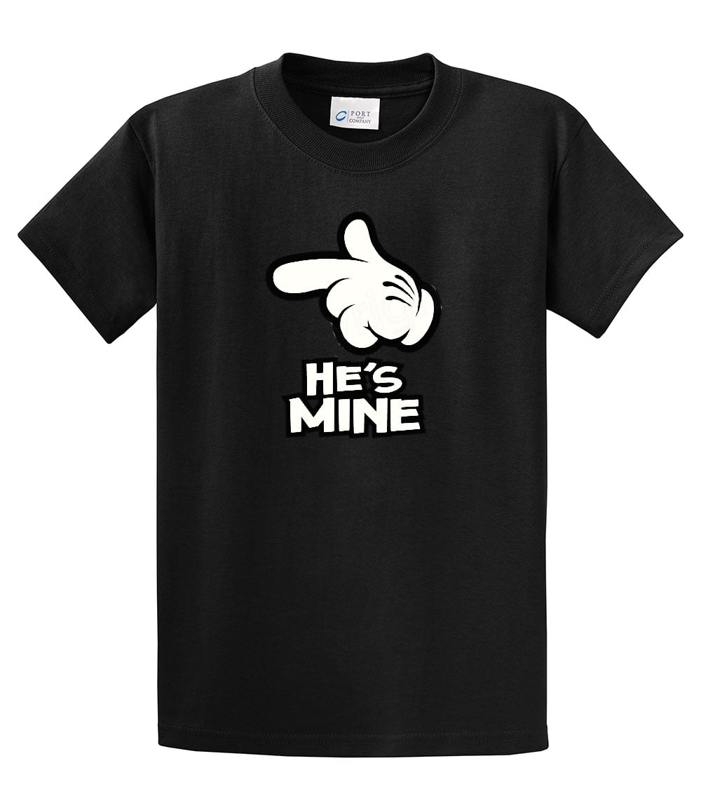 He's Mine with Finger Pointing Tee Shirt Black - Picture 7 of 53