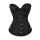 thumbnail image 1 of LIKEWIN Mujeres Modelador de cintura Gótico Satén Brocado Stays Corset Corsé Bustier Top Top con cordones Sexy Vestidos elegantes Cincher de entrenamiento de cintura Overbust deshuesado/Multicolorpang, 1 of 4