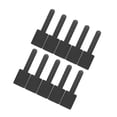 thumbnail image 4 of Colaxi 10 Pieces Reusable Cable Ties Cable Holder Straps Multipurpose Adjustable Wire Organizer for Home Data Centers Charging Cable Black, 4 of 9