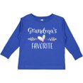 thumbnail image 3 of Inktastic Grandmas Favorite Heart Grandchild Boys or Girls Long Sleeve Toddler T-Shirt, 3 of 5
