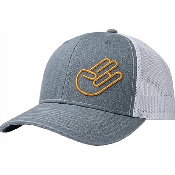 Shocker Club Embroidered Hat, The Shocker Adjustable Mesh Trucker Hats,appropriate Adult Baseball Cap for Parties & Casual Wear(Gray)