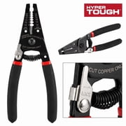 Hyper Tough 6-inch Wire Stripper, Crimper and Cutter for 22–10 AWG Wire