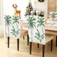 thumbnail image 3 of Decorative Chair Back Cover One Size x2 Chair Cover Dining Chair Slipcovers Chair Back Decoration Festival Chair Decoration Beautiful Palm Trees, 3 of 6