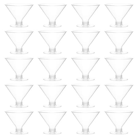 

Frcolor Cup Cups Dessert Cream Ice Plastic Glass Parfait Glasses Bowl Tumbler Clear Appetizer Pudding Sundae Serving Transparent