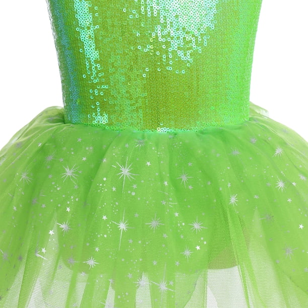 IBTOM CASTLE Girls Sequin Ballet Dance Dress Tutu Skirt Leotard