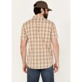 thumbnail image 4 of Cody James Men's Anderson Plaid Print Short Sleeve Button-Down Western Shirt - BASFA23W92-TAN XX-, 4 of 4