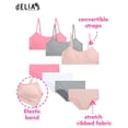 thumbnail image 2 of dELiA*s Girls Training Bra Underwear Set Seamless Training Bralette and Hipster Panties 7 Piece, 2 of 7