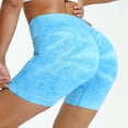 thumbnail image 5 of Gibobby Leggings cortos yoga mujer Pantalones cortos de yoga sin costuras Pantalones cortos de yoga ajustados de cintura alta para mujer al libre Pant(Azul,G), 5 of 5
