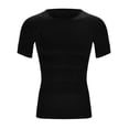 thumbnail image 5 of Men's Tummy Control Shirt â Compression Top in S-3XL, Short Sleeve Belly Shapewear Undershirt, Invisible Body Shaper for Men, 5 of 8
