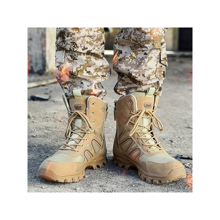 Military Footwear: Tactical Boots For Police, Camping, Hunting
