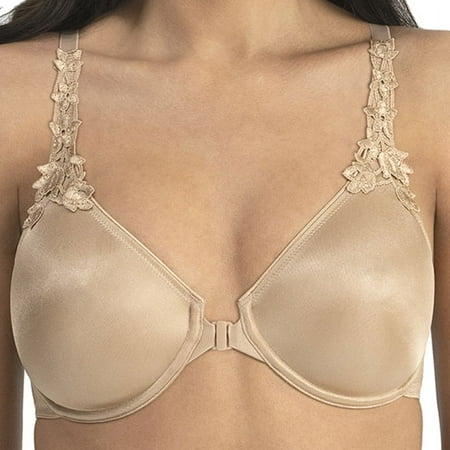 Dominique Women s Meryl Front Closure Minimizer Racerback Bra (30B-44F) #7050 - Nude - 38C