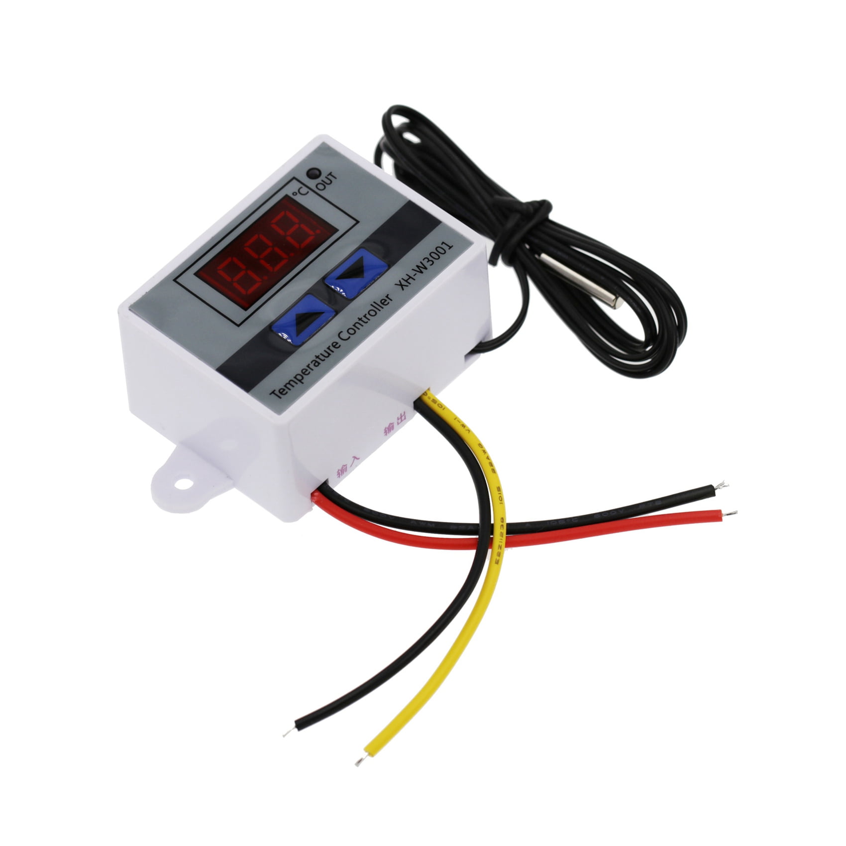 Pre-wired Digital Temperature Controller Thermostat Outlet with Probe 1500W 