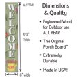 thumbnail image 3 of My Word! Yellow Watercan Porch Board Welcome Sign & Porch Leaner for Front Porch Deck Patio or Wall - Indoor Outdoor Farmhouse Rustic Vertical Home Decor 8"x46.5", 3 of 5