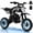 black, variant on 39cc 4-Stroke Off-Road Mini Bike Gas Powered, 20 MPH max Speed, 27 Miles Range, Dual Disc Brakes, EPA Approved Pocket Bike Supports 165 lbs for Teens,Red