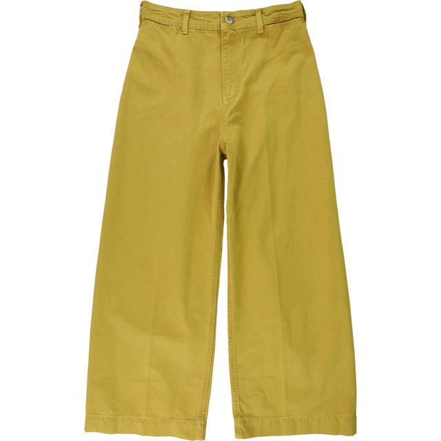 Free People Patti Pantalones anchos informales para mujer, Amarillo, 28