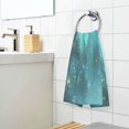 thumbnail image 3 of Yayeee 2 Pack Hand Towels for Bathroom 100% Cotton 16" x 28" Soft Absorbent Kitchen Towel, Magical Forest, 3 of 7