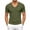 Army Green shirt for men #8, variant on SeCaotees Short Sleeve Solid V‑Neck T‑Shirts for Men Regular Fit Stretchy Lightweight Knit Fabric Versatile Everyday Casual Pullover Tops Army Green,L