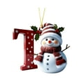 thumbnail image 2 of Adornos Navideños con Letras 2025, Colgante de Ciervo Navideño, Decoración de Madera para Mesa, Adornos Personalizados, 2 of 6