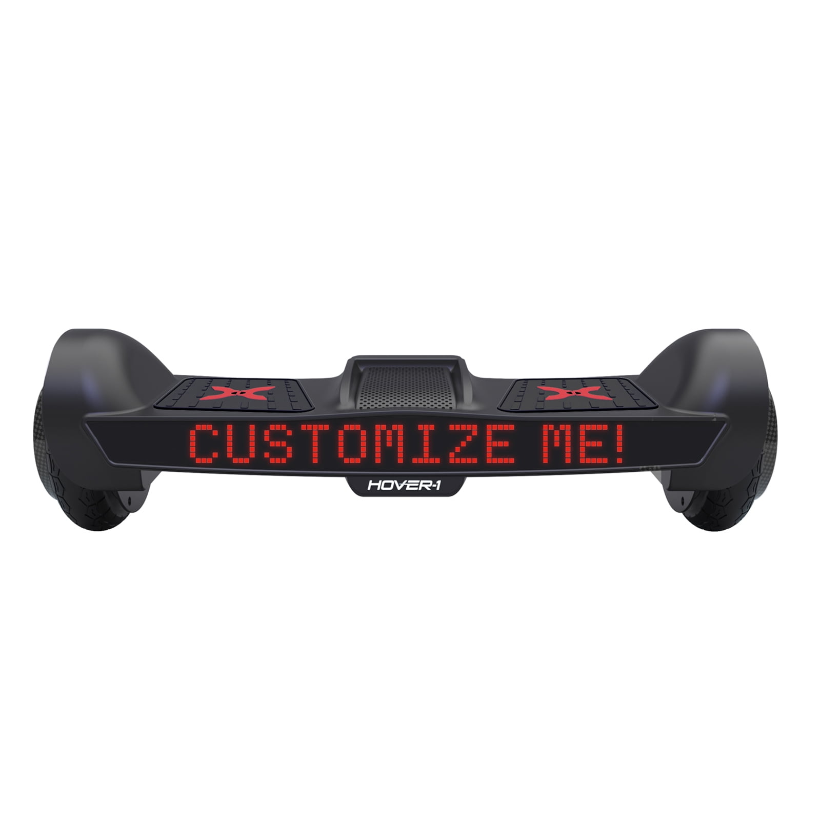 Hover-1 Sypher Electric Hoverboard with Customizable Screen for Teens, 7 mph Max Speed, Black