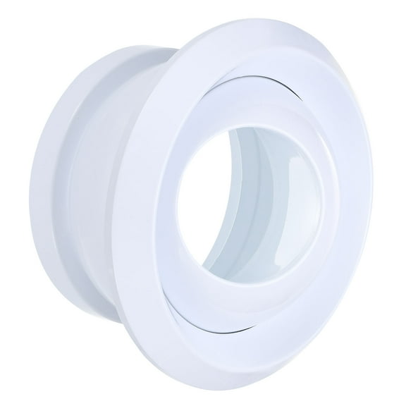 Uxcell 10 Inch Round Air Vent Covers, 1pcs ABS Adjustable Ball Jet Nozzle Air Diffuser for Bathroom Kitchen, White