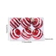 thumbnail image 3 of 6 piezas de adornos navideños con forma de bola de caramelo para interiores y exteriores, decoración para árbol de Navidad, otoño, bodas, cumpleaños, Halloween, Acción de Gracias, Navidad y fiestas., 3 of 6