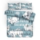 thumbnail image 3 of 3D Oso Polar ?rboles Funda de edredón Set Ropa de cama Set Funda de edredón Fundas de almohada Sf15, 3 of 3
