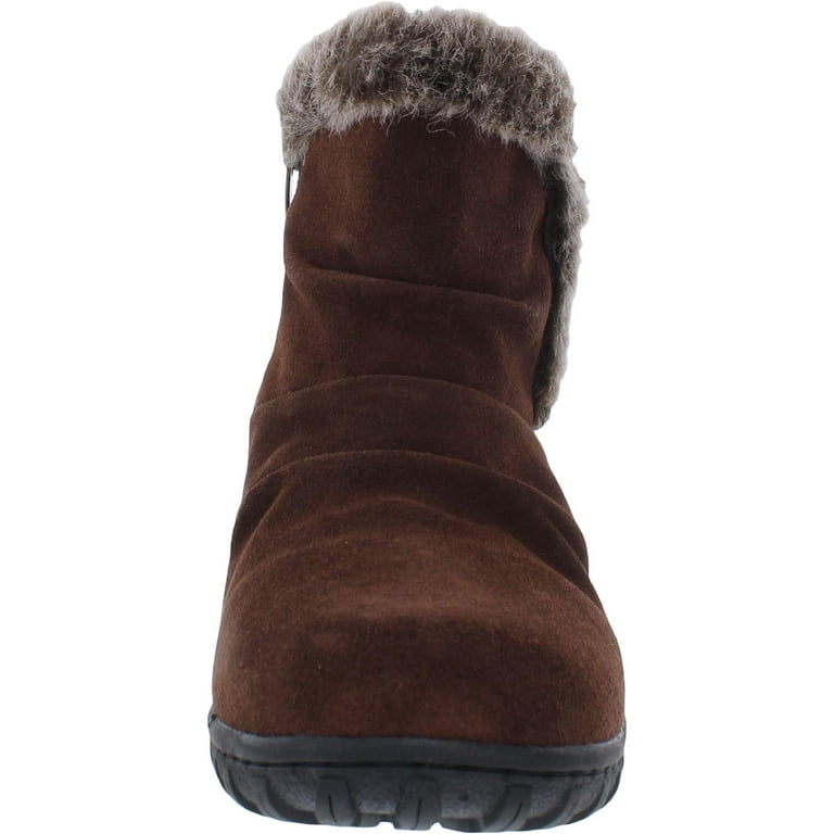Khombu Womens Lisa Suede Cold Weather Winter Snow Boots Walmart