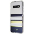 thumbnail image 1 of Kate Spade Defensive Hardshell Case for Samsung Galaxy S10+ - Stripe Black/Gold (Used), 1 of 2