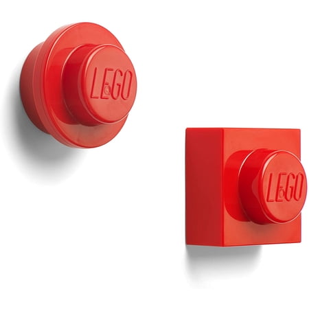 LEGO 2 Piece Bright Red Magnetic Toys Set by Room Copenhagen