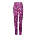 thumbnail image 6 of Feancey Mardi Gras Workout Leggings for Women Seamless Scrunch Tights Tummy-Control Yoga Sport Leggings Trendy Sequin Print Carnival Party Skinny Pants Multicolor XL, 6 of 6